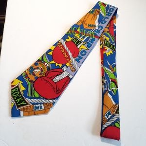 Next Exit Vintage  Rocky Boxing Champion Necktie